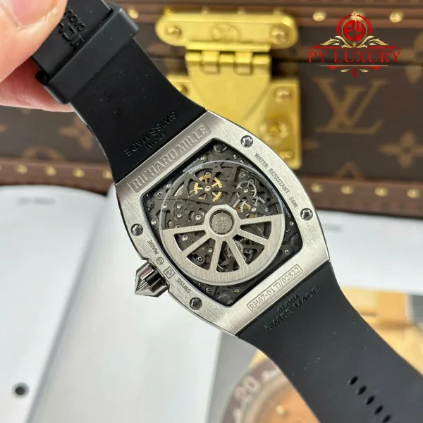 Richard Mille RM67-01 Titanio Extra-Piatto Cinturino in Gomma Miglior Replica 38.7mm X 47.5mm Orologio - immagine 4