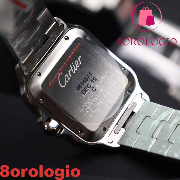 Cartier Santos De Cartier CRW2SA0030 Modello Grande Due Toni Quadrante Grigio Miglior Replica BVF 39.8mm Orologio - immagine 4