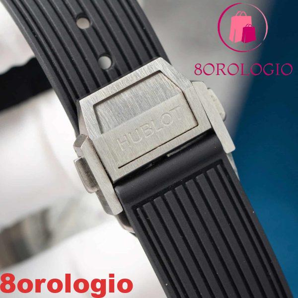 Hublot Big Bang One Click Steel Pavé Quadrante Nero Diamanti Naturali Migliore Replica 39mm Orologio - immagine 4