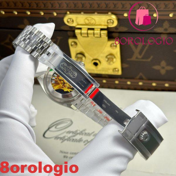 Rolex Datejust 126234 Quadrante Argentato Luminosa Bracciale Jubilee 1:1 Migliore Replica Clean Factory 36mm Orologio - immagine 4
