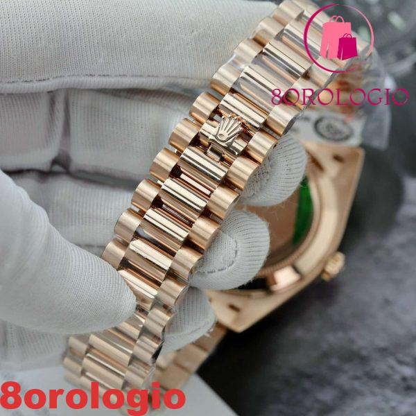 Rolex Day-Date 228235 Eisenkiesel Dial Replica GMF V3 Super Clone 40mm placcato oro giallo 18K 176g Orologio - immagine 4