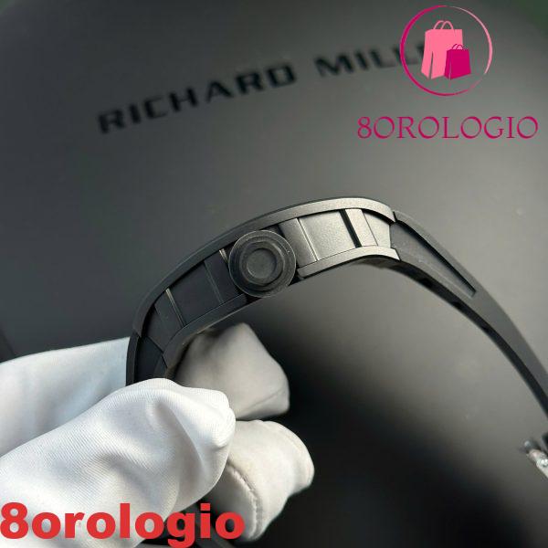 Richard Mille RM055 Bubba Watson Tutto Nero Ceramica Cinturino in Gomma Migliore Replica BBR V4 42.7mm Orologio - immagine 5