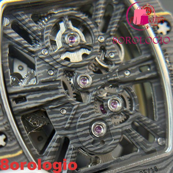 Richard Mille RM12-01 Tourbillon NTPT Carbon Edizione Limitata Replica 1:1 Migliore Edizione 48mm X 39.30mm Orologio - immagine 5