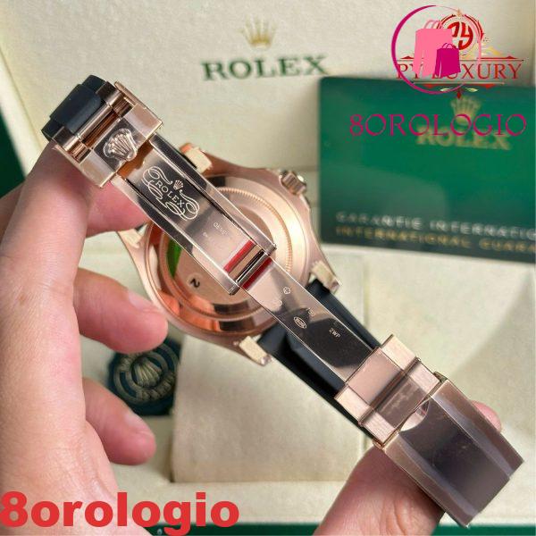Replica di Alta Qualità Rolex Yacht-Master 126655 Oro Rosa Quadrante Nero 40mm Orologio - immagine 5