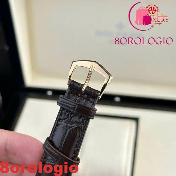 Patek Philippe Calatrava 5227R-001 Oro Rosa Cinturino in Pelle 1:1 Replica 3KF 39mm Orologio - immagine 5
