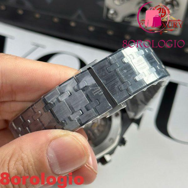 Audemars Piguet Royal Oak Chronograph 26240CE Ceramica Nera Replica 1:1 Migliore Edizione Super Clone APSF 41mm Orologio - immagine 5