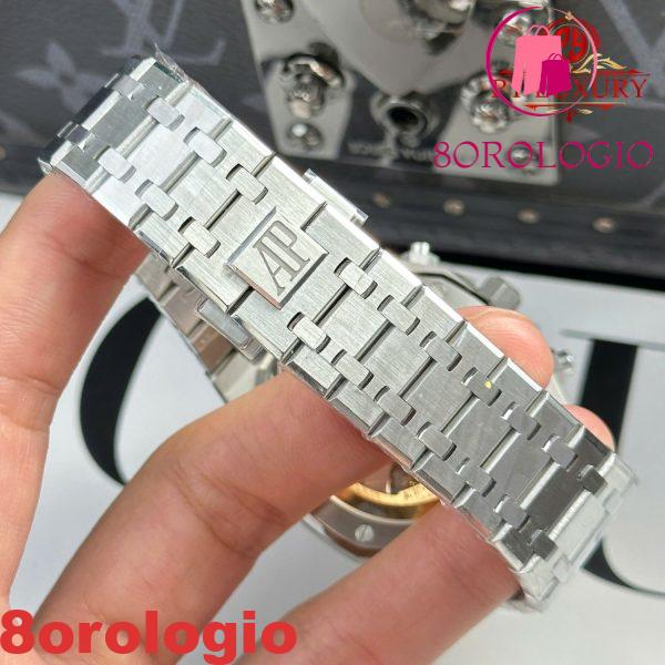 Audemars Piguet Royal Oak Chronograph 26240ST Quadrante Blu Replica 1:1 Migliore Super Clone APSF 41mm Orologio - immagine 5
