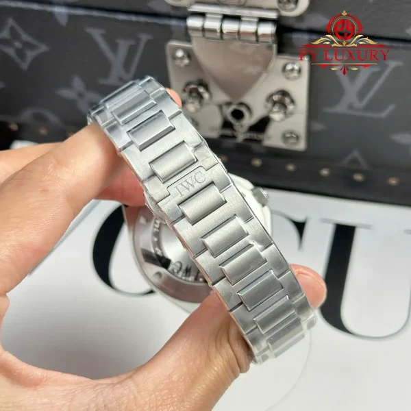IWC Ingenieur Automatic IW328902 Quadrante Bianco Miglior Replica V7 Factory 40mm Orologio - immagine 5