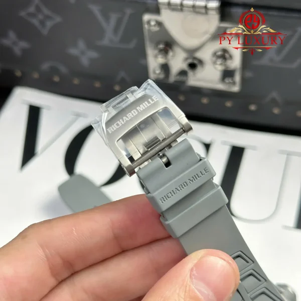 Richard Mille RM055 Bubba Watson Tutto Grigio Titanio e Ceramica 1:1 Miglior Replica ZF 42.7mm Orologio - immagine 5