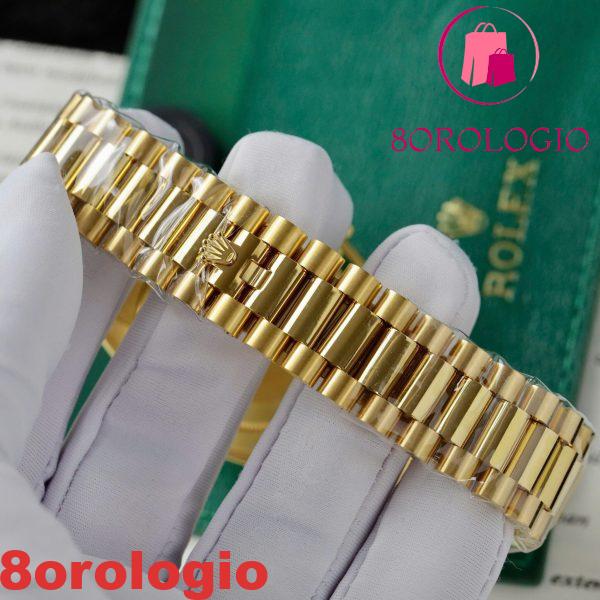 Rolex Day-Date 228238 Quadrante Nero Luminoso Oro 18K Replica GMF V3 Migliore 40mm Orologio - immagine 5