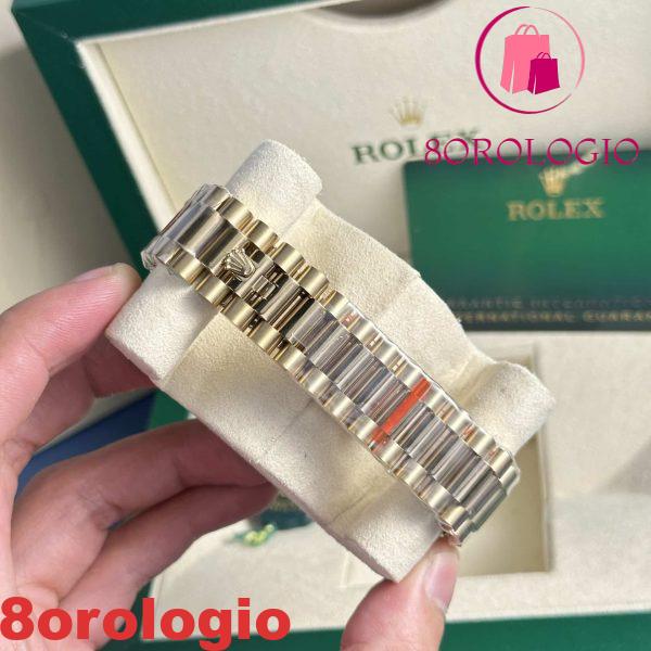 Rolex Day-Date 228238-0069 Quadrante Verde Ombré Oro Giallo 184g Migliore Replica 40mm Orologio - immagine 5
