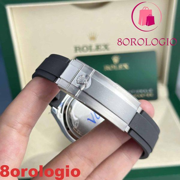 Rolex Daytona 126519LN-0004 Bright Black & Steel Quadrante con Diamanti Oysterflex 142g Replica Super Clone 40mm Orologio - immagine 5
