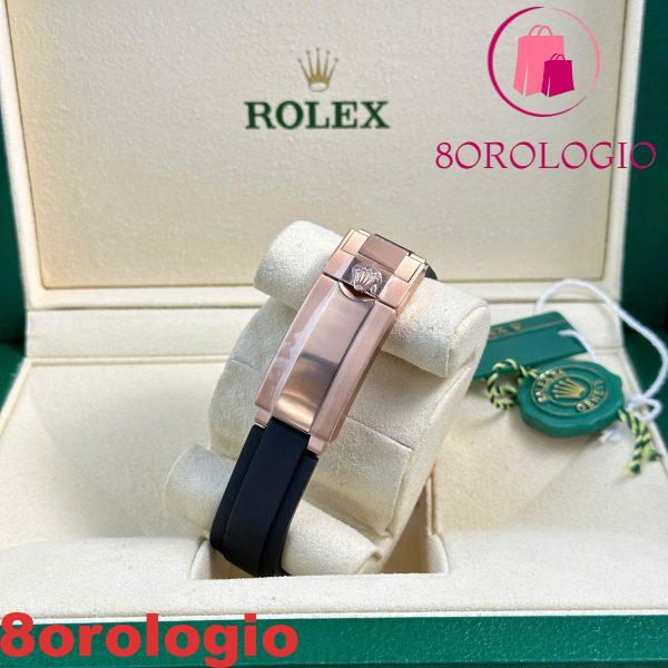 Rolex Daytona 126535TBR-0002 Quadrante Sundust con Diamanti Ghiera e Anse con Pietre CZ Oysterflex Super Clone 40mm replica Orologio - immagine 5