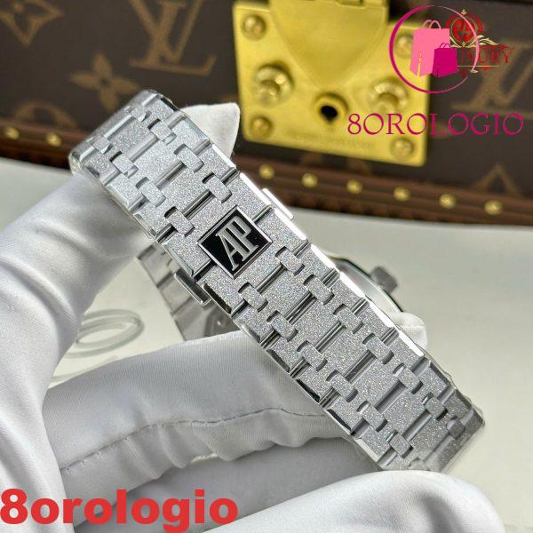 Audemars Piguet Royal Oak 15407BC Frosted Gold Openworked Skeleton Dial Replica 1:1 Migliore Edizione THB 41mm Orologio - immagine 5