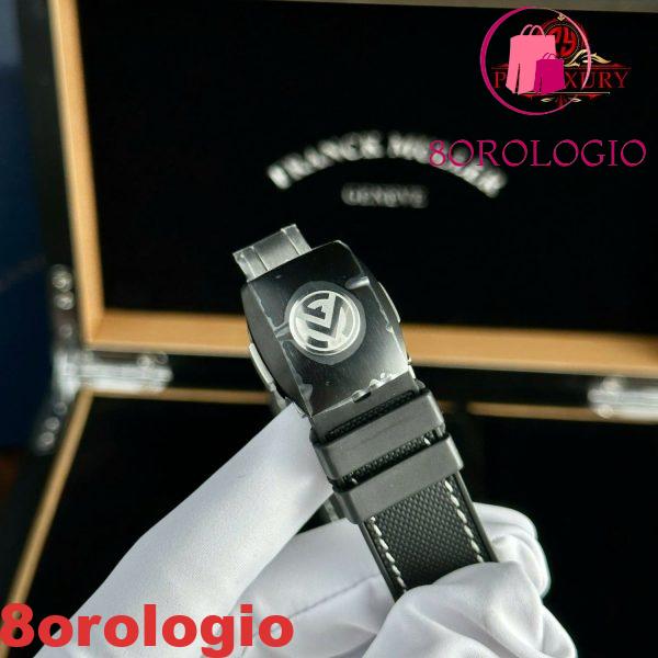 Franck Muller Grand Central Tourbillon Black Carbon Quadrante Arabo Replica Migliore 44mm Orologio - immagine 5