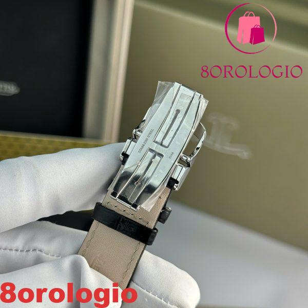 Jaeger-LeCoultre Master Ultra Thin Reserve De Marche Q1378420 Quadrante Argento Cinturino in Pelle Migliore Replica 39mm Orologio - immagine 5