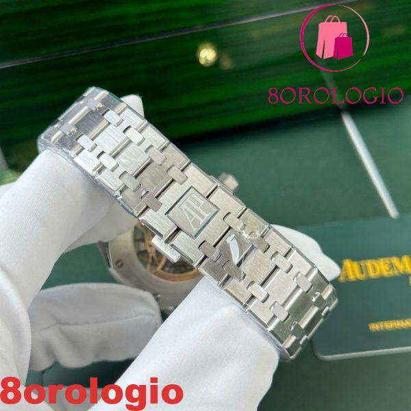 Audemars Piguet Royal Oak 15407ST Quadrante Scheletrato Openworked 1:1 Migliore Replica THB 41mm Orologio - immagine 5