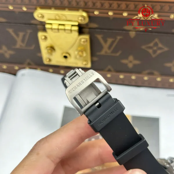 Richard Mille RM67-01 Titanio Extra-Piatto Cinturino in Gomma Miglior Replica 38.7mm X 47.5mm Orologio - immagine 6