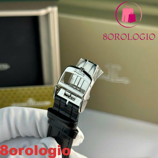 Jaeger-LeCoultre Master Ultra Thin Reserve De Marche Q1378420 Quadrante Argento Cinturino in Pelle Migliore Replica 39mm Orologio - immagine 6