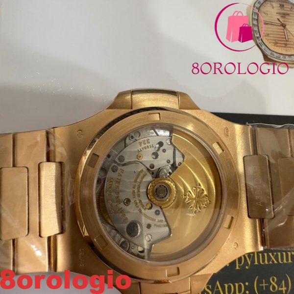 Patek Philippe Nautilus 5723/1R-001 Quadrante Oro Rosa 18K Oro Massiccio Replica Diamanti Baguette 40mm Orologio - immagine 14