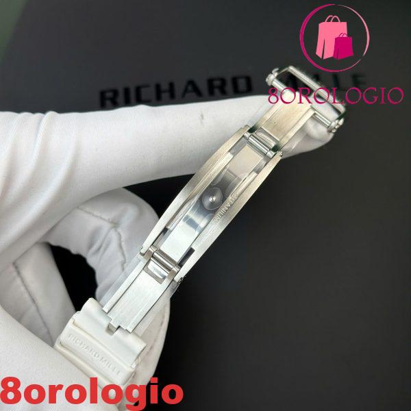 Richard Mille RM055 Bubba Watson Ceramica Bianca Migliore Replica BBR V4 42.7mm Orologio - immagine 6