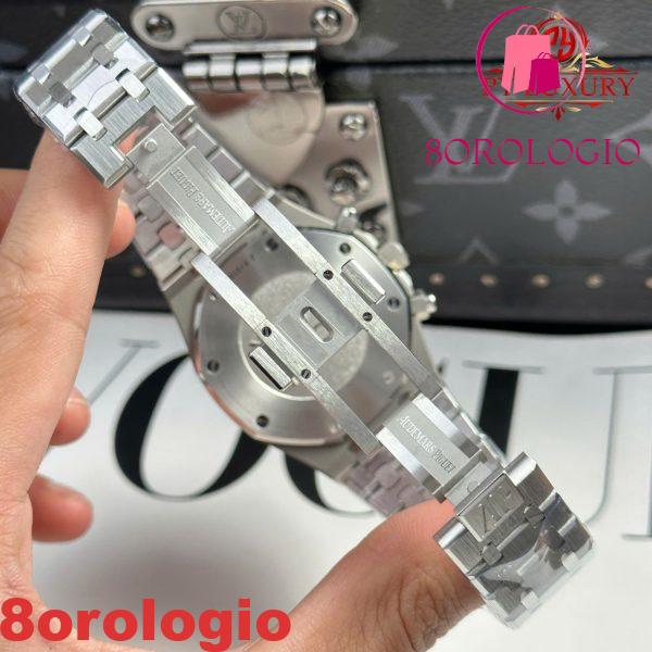 Replica Audemars Piguet Royal Oak 26331ST Cronografo Quadrante Nero Super Clone APW 41mm Orologio - immagine 6