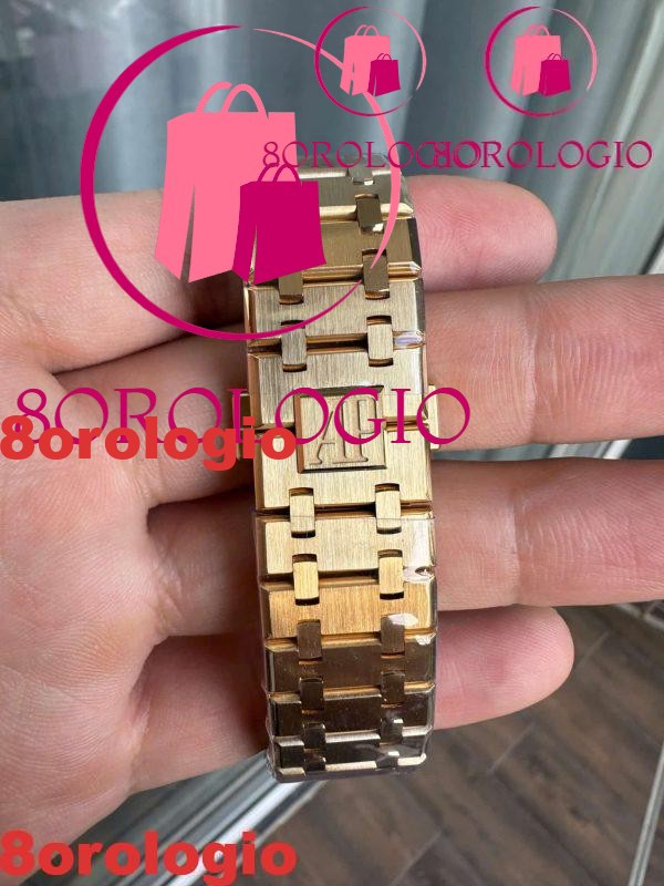 Audemars Piguet Royal Oak Calendario Perpetuo 26574BA Quadrante Blu Oro Giallo 18K Migliore Replica 41mm Orologio - immagine 6