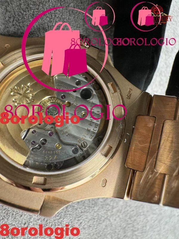 Patek Philippe Nautilus 5723/112R-001 18K Oro Massiccio Rubino Naturale 40mm Replica Orologio - immagine 15