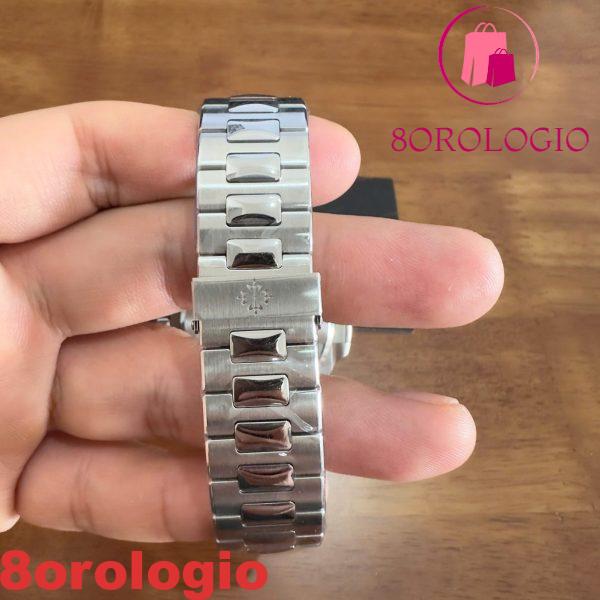 Patek Philippe Nautilus 5711/1300A-001 Quadrante Verde Diamanti Baguette CVD Replica 40mm Orologio - immagine 15