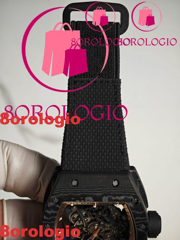 Richard Mille RM055 Bubba Watson Asia Edition Replica Custom Made NTPT Carbonio di Alta Qualità Movimento Vaucher Esclusivo Orologio - immagine 8