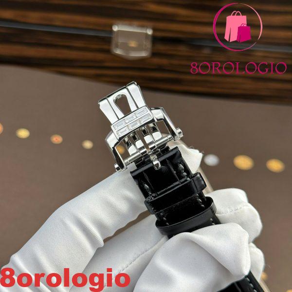 Patek Philippe Nautilus 5724G-001 Quadrante Blu Baguette Moissanite Funzioni Complete Replica Max Opzioni 40mm Orologio - immagine 10