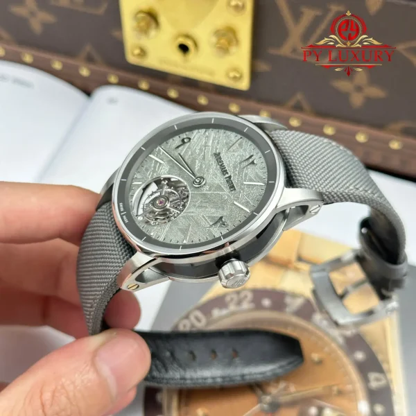Audemars Piguet Code 11.59 Tourbillon 26396QT Edizione Speciale Medio Oriente Quadrante in Meteorite Cinturino in Tessuto Replica Migliore 1:1 APPF 41mm Orologio - immagine 7
