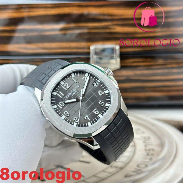 Patek Philippe Aquanaut 5167A-001 Quadrante Nero Modificato Opzioni Massime Super Clone Replica Migliore 40.8mm Orologio - immagine 9