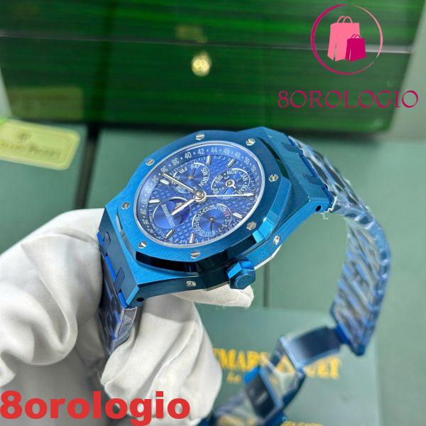 Audemars Piguet Royal Oak Calendario Perpetuo 26579CS Ceramica Blu 1:1 Miglior Replica BBR 41mm Orologio - immagine 8