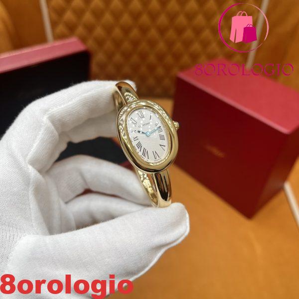 Cartier Baignoire WGBA0037 Small Model 18K Oro Giallo Avvolto 1:1 Migliore Replica (Misura del Polso 15, 16, 17cm) Orologio - immagine 5