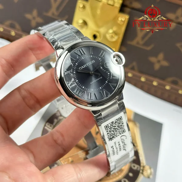 Cartier Ballon Bleu De Cartier WSBB0060 Quadrante Grigio Migliore Replica AF 40mm Orologio - immagine 6