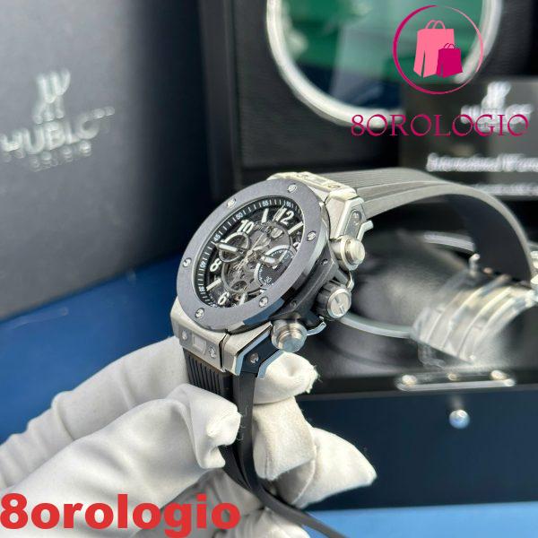 Hublot Big Bang Unico Titanium Black Ceramic Migliore Replica BBF 42mm Orologio - immagine 4