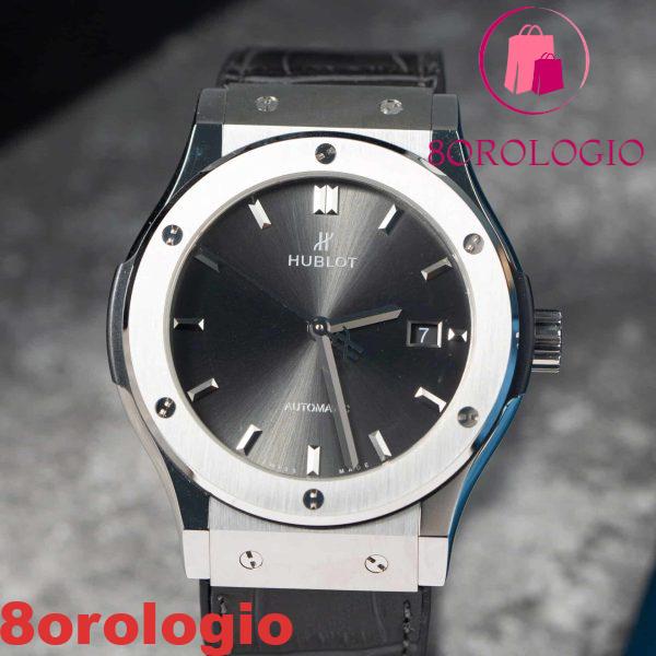 Hublot Classic Fusion Titanium Quadrante Racing Grey Miglior Replica JJF 42mm Orologio - immagine 6