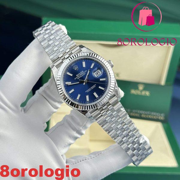 Rolex Datejust 126334 Quadrante Blu Luminosa Ghiera Scanalata Jubilee Miglior Replica VSF 41mm Orologio - immagine 5