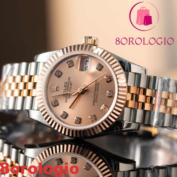 Replica migliore Rolex Datejust 278271 Bicolore Oro 10K Rivestito Quadrante Rosa con Diamanti Jubilee 31mm Orologio - immagine 7