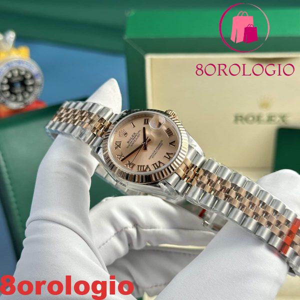 Replica Rolex Datejust 278271-0006 Bicolore Oro Rosa Quadrante Colore Rosé Jubilee 31mm Orologio - immagine 5