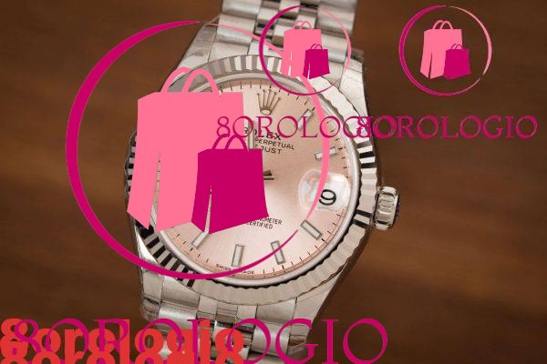 Replica Rolex Datejust 31mm Quadrante Rosa Indici Luminosi Jubilee Orologio - immagine 4