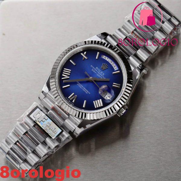 Rolex Day-Date 228236 Quadrante Blu Ombré 185g Migliore Replica Super Clone 40mm Orologio - immagine 7