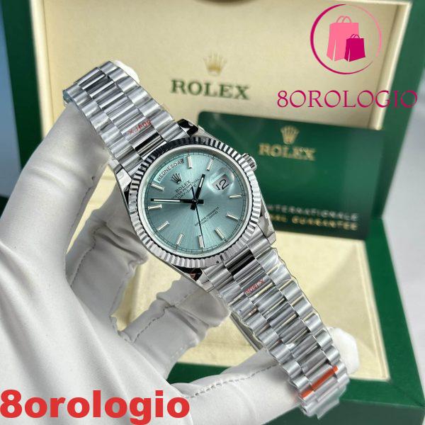 Rolex Day-Date 228236-0018 Quadrante Luminoso Blu Ghiaccio 178g GMF V3 Migliore Replica 40mm Orologio - immagine 5