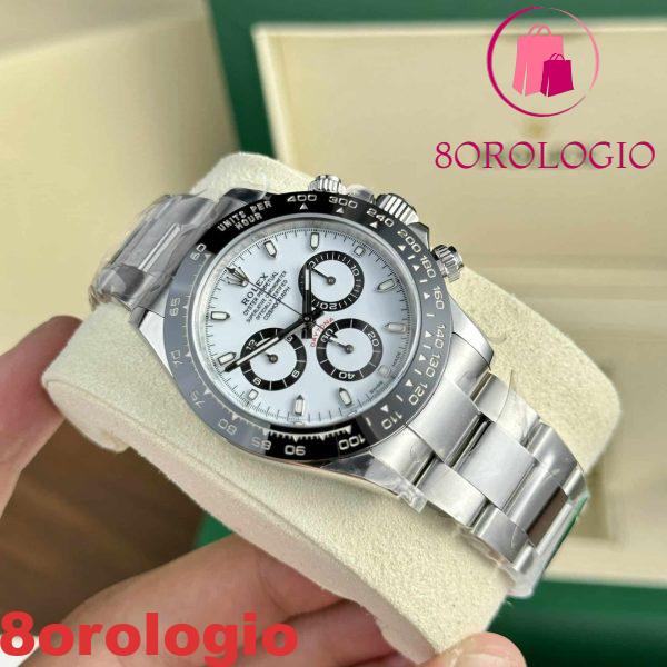 Rolex Daytona 116500LN Quadrante Bianco Panda Migliore Replica Clean Factory 40mm Orologio - immagine 7