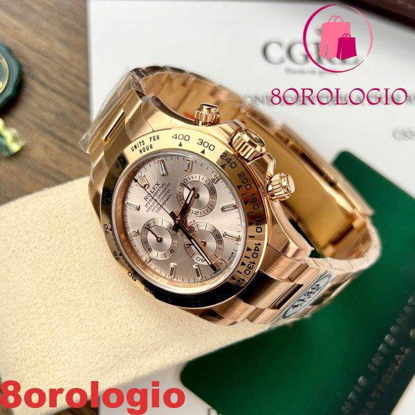 Replica Rolex Daytona 116505-0017 “Sundust Dial” con indici in diamanti taglio baguette Clean Factory 40mm Orologio - immagine 5