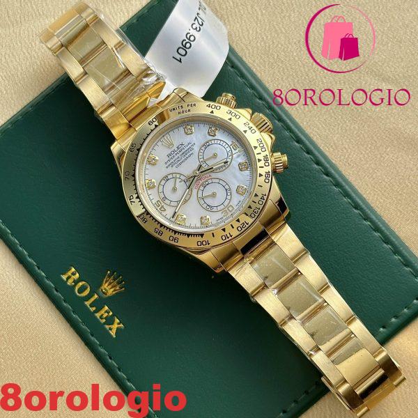Rolex Daytona 116508 Oro Giallo 18K Rivestito Quadrante MOP Migliore Replica 40mm Orologio - immagine 7