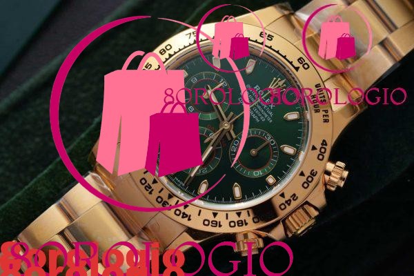 Replica Rolex Daytona 116508 Loki Quadrante Verde Oro Giallo Alta Qualità 40mm Orologio - immagine 4