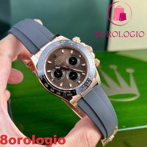 Rolex Daytona 116515LN-0041 Quadrante Cioccolato 18K Orologio Placcato Oro Migliore Replica 40mm Orologio - immagine 7