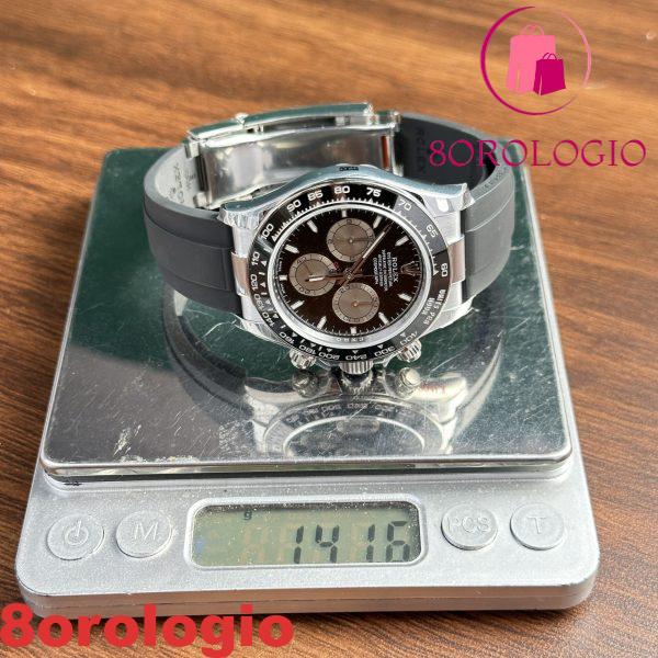 Rolex Daytona 126519LN-0002 Quadrante Luminoso Nero Brillante & Acciaio 142g Super Replica 40mm Orologio - immagine 7